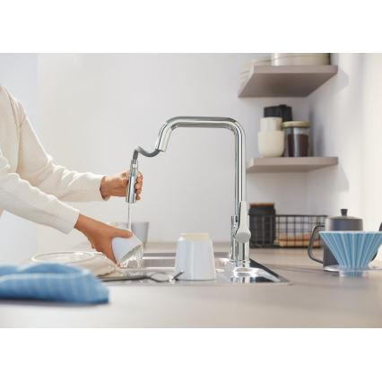 GROHE 30631000 - Μπαταρία νεροχύτη QUICKFIX START 362 mm γυαλιστερό χρώμιο