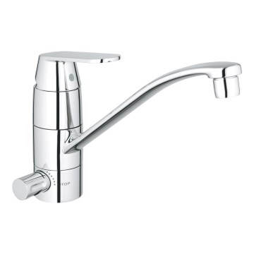 GROHE 31161000 - Μπαταρία κουζίνας EUROSMART COSMOPOLITAN 140° σε γυαλιστερό χρώμιο