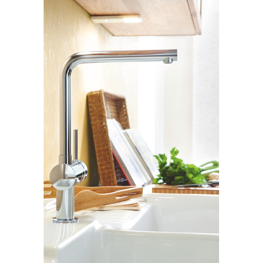 GROHE 31375000 - Μπαταρία νεροχύτη A 360 mm, γυαλιστερό χρώμιο