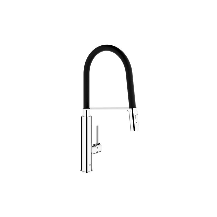 GROHE 31491000 - Μπαταρία κουζίνας CONCETTO με επαγγελματική κεφαλή ντους, γυαλιστερό χρώμιο