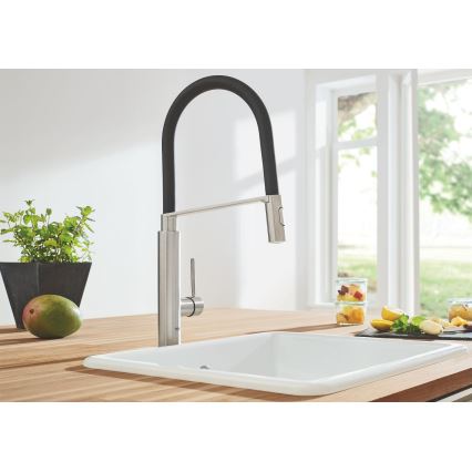 GROHE 31491DC0 - Μπαταρία κουζίνας CONCETTO DN 15 από ανοξείδωτο ατσάλι