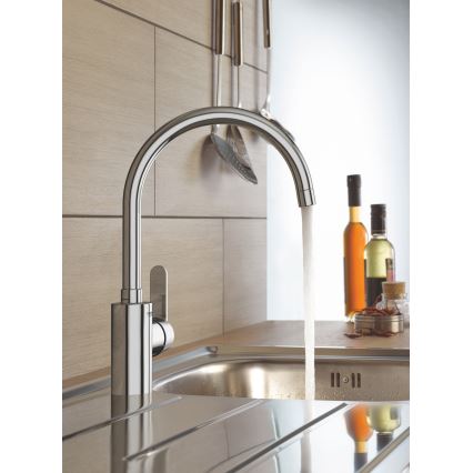GROHE 31494001 - Μπαταρία νεροχύτη GET σε γυαλιστερό χρώμιο