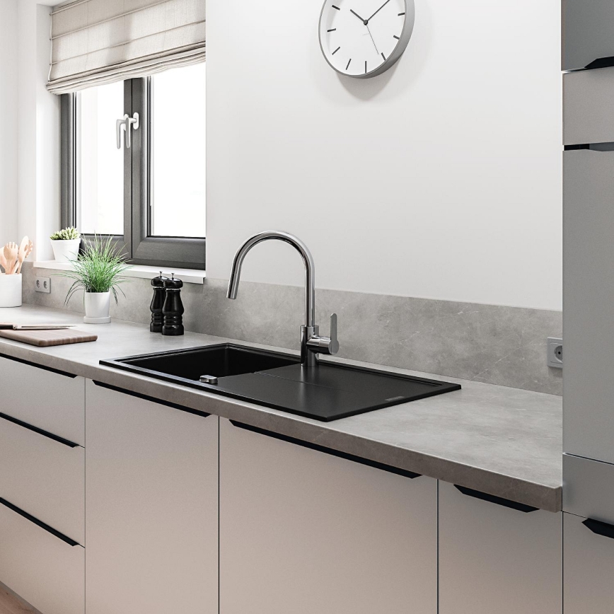 GROHE 31494001 - Μπαταρία νεροχύτη GET σε γυαλιστερό χρώμιο