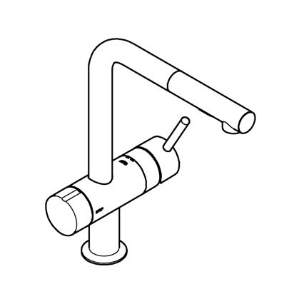 GROHE 31558GN0 - Μπαταρία κουζίνας A, χρυσή