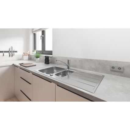GROHE 31572SD1 - Νεροχύτης K500 1000 × 500 mm από ανοξείδωτο ατσάλι