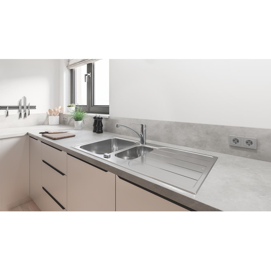 GROHE 31572SD1 - Νεροχύτης K500 1000 × 500 mm από ανοξείδωτο ατσάλι