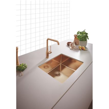 GROHE 31574DL1 - Νεροχύτης κουζίνας K700U 550 x 450 mm σε χάλκινη απόχρωση