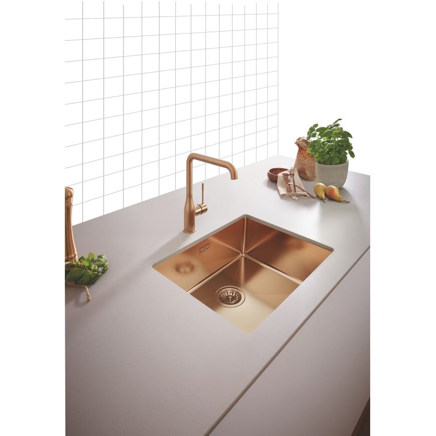 GROHE 31574DL1 - Νεροχύτης κουζίνας K700U 550 x 450 mm σε χάλκινη απόχρωση