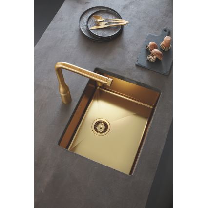 GROHE 31574GN1 - Νεροχύτης κουζίνας K700U 550 x 450 mm σε χρυσό