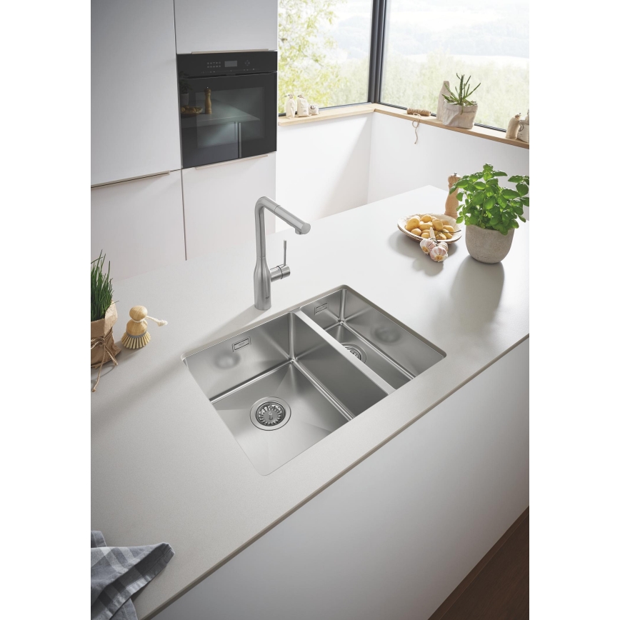 GROHE 31577SD1 - Νεροχύτης κουζίνας K700U 595 × 450 mm από ανοξείδωτο ατσάλι