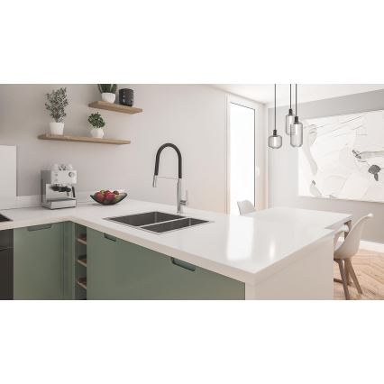 GROHE 31577SD1 - Νεροχύτης κουζίνας K700U 595 × 450 mm από ανοξείδωτο ατσάλι