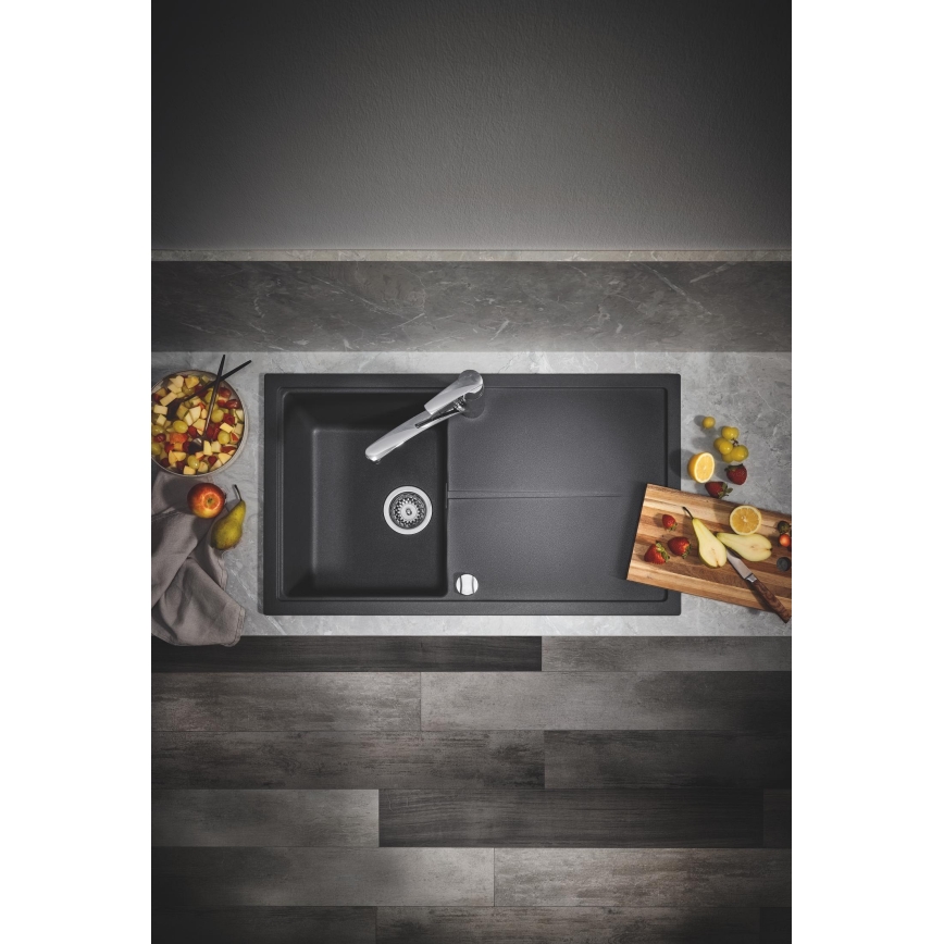 GROHE 31640AP0 - Νεροχύτης σύνθετου υλικού K400 860 × 500 mm μαύρος