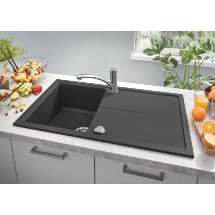 GROHE 31640AP0 - Νεροχύτης σύνθετου υλικού K400 860 × 500 mm μαύρος