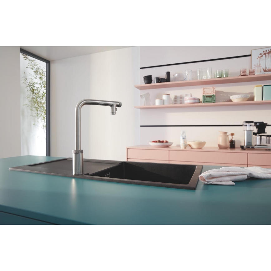 GROHE 31645AP0 - Συνθετικός νεροχύτης K500 1000 × 500 mm μαύρος