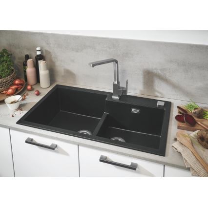 GROHE 31649AP0 - Σύνθετος νεροχύτης K500 860 × 500 mm μαύρος