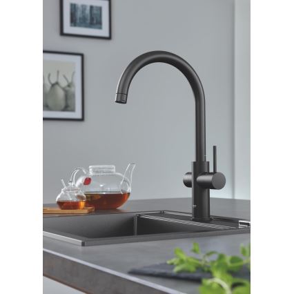 GROHE 31651AP0 - Συνθετικός νεροχύτης K700 560 × 510 mm, μαύρος