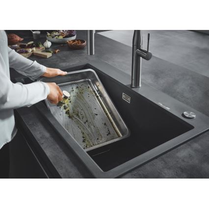 GROHE 31652AP0 - Σύνθετος νεροχύτης K700, 780 × 510 mm, μαύρος