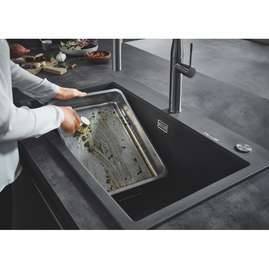 GROHE 31652AP0 - Σύνθετος νεροχύτης K700, 780 × 510 mm, μαύρος