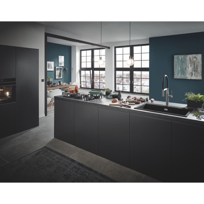 GROHE 31652AP0 - Σύνθετος νεροχύτης K700, 780 × 510 mm, μαύρος