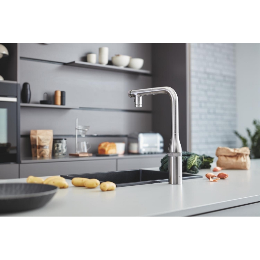GROHE 31653AP0 - Νεροχύτης από σύνθετο υλικό K700U 457 × 406 mm μαύρος