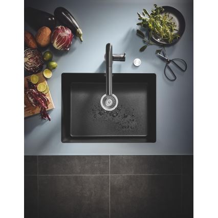 GROHE 31655AP0 - Νεροχύτης από κομπόζιτ K700U 610 × 460 mm μαύρος