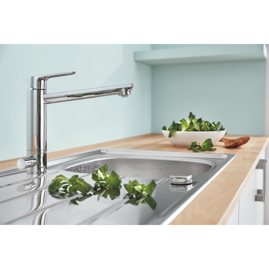 GROHE 31696000 - Μπαταρία κουζίνας BAUEDGE σε γυαλιστερό χρώμιο