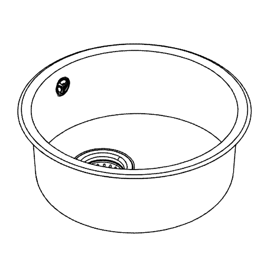 GROHE 31720SD0 - Νεροχύτης K200 440 x 440 x 180 από ανοξείδωτο ατσάλι