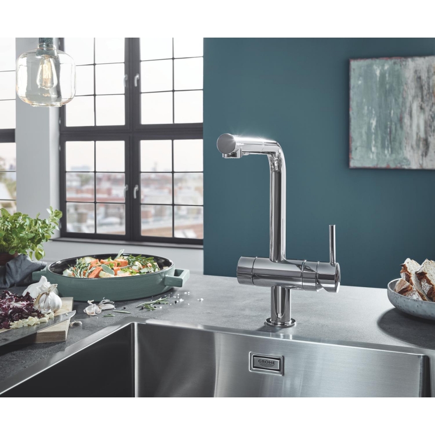 GROHE 31726SD0 - Νεροχύτης κουζίνας K700 550 × 450 mm από ανοξείδωτο ατσάλι