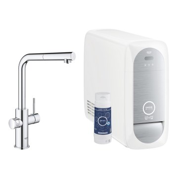 GROHE 31927001 - Μπαταρία νεροχύτη BLUE HOME μαύρη
