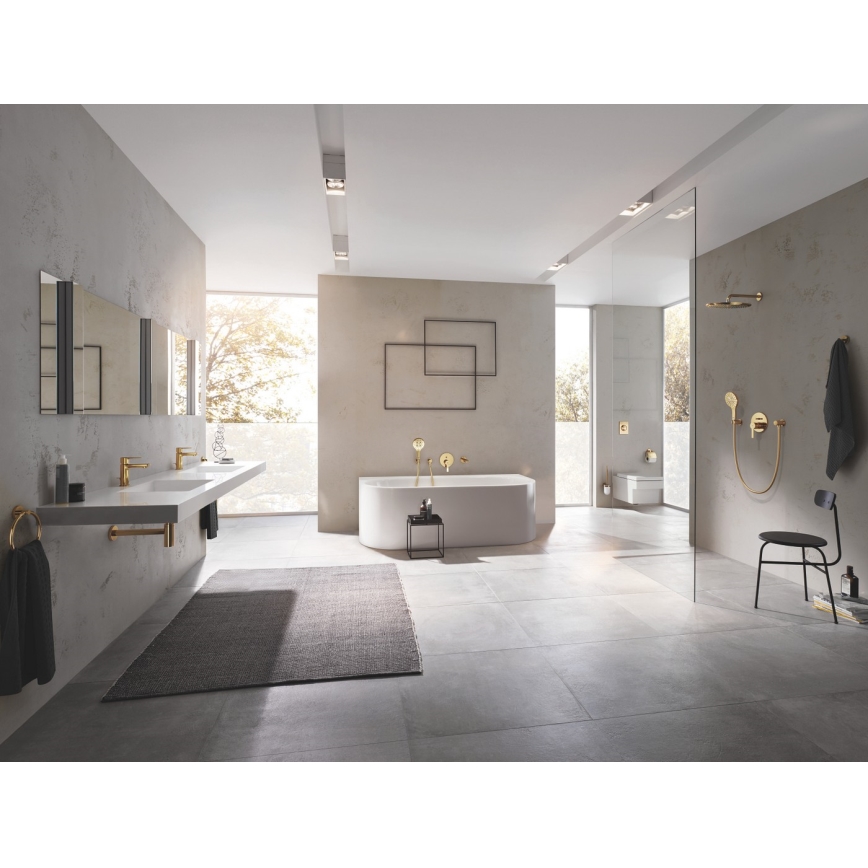 GROHE 32109GL1 - Μπαταρία νιπτήρα LINEARE σε χρυσό