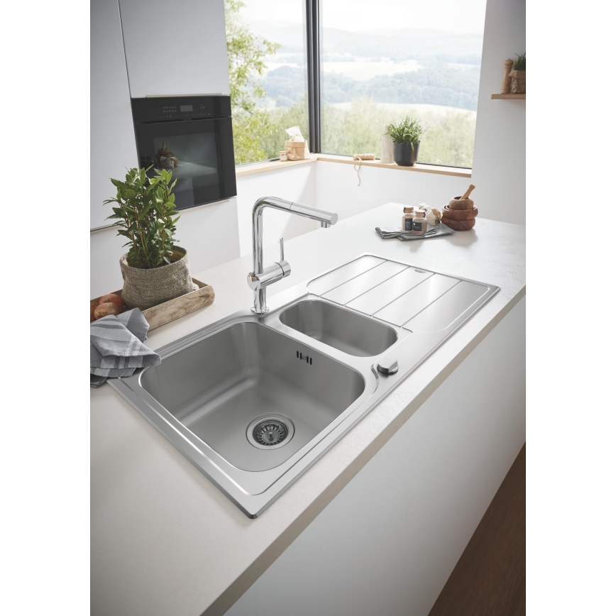 GROHE 32168000 - Μπαταρία νεροχύτη A γυαλιστερό χρώμιο