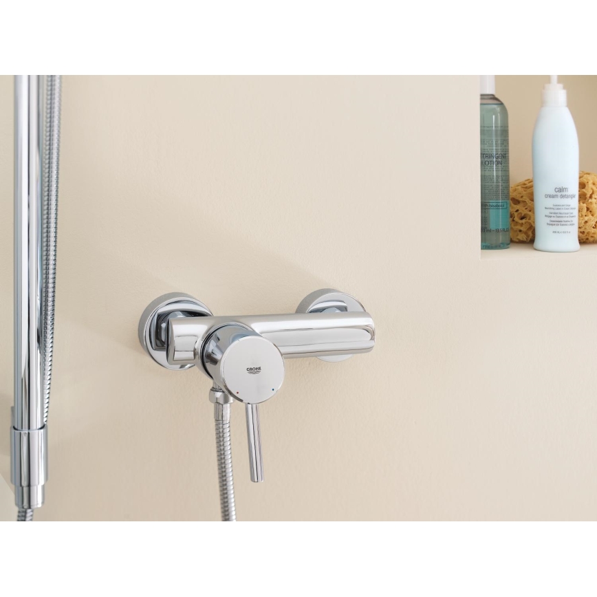 GROHE 32210001 - Μπαταρία ντους CONCETTO DN 15 σε γυαλιστερό χρώμιο