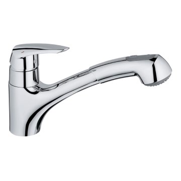 GROHE 32257001 - Μπαταρία νεροχύτη EURODISC, γυαλιστερό χρώμιο