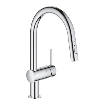 GROHE 32321002 - Μπαταρία νεροχύτη A, γυαλιστερό χρώμιο