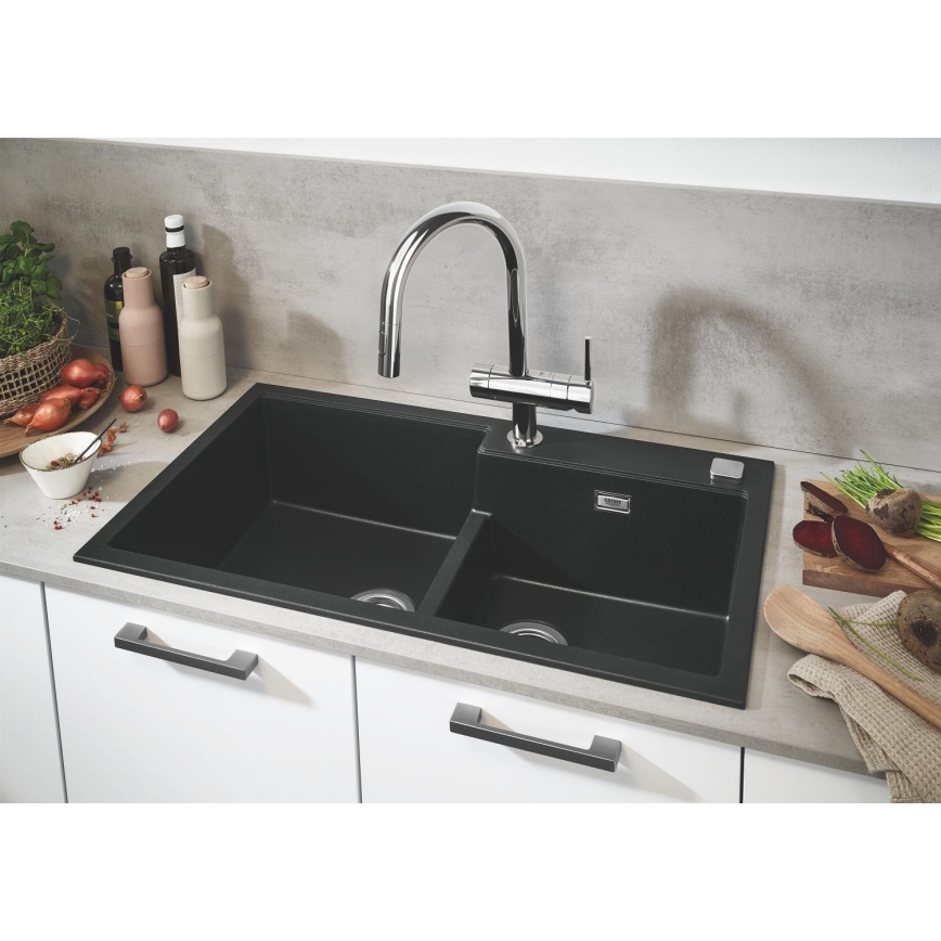 GROHE 32321002 - Μπαταρία νεροχύτη A, γυαλιστερό χρώμιο