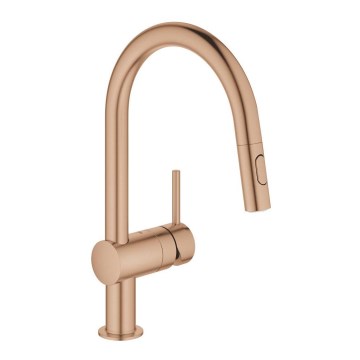 GROHE 32321DL2 - Μπαταρία νεροχύτη κουζίνας A, χάλκινη
