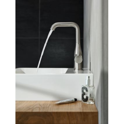 GROHE 32628DC1 - Μπαταρία νιπτήρα ESSENCE, μέγεθος L, από ανοξείδωτο ατσάλι
