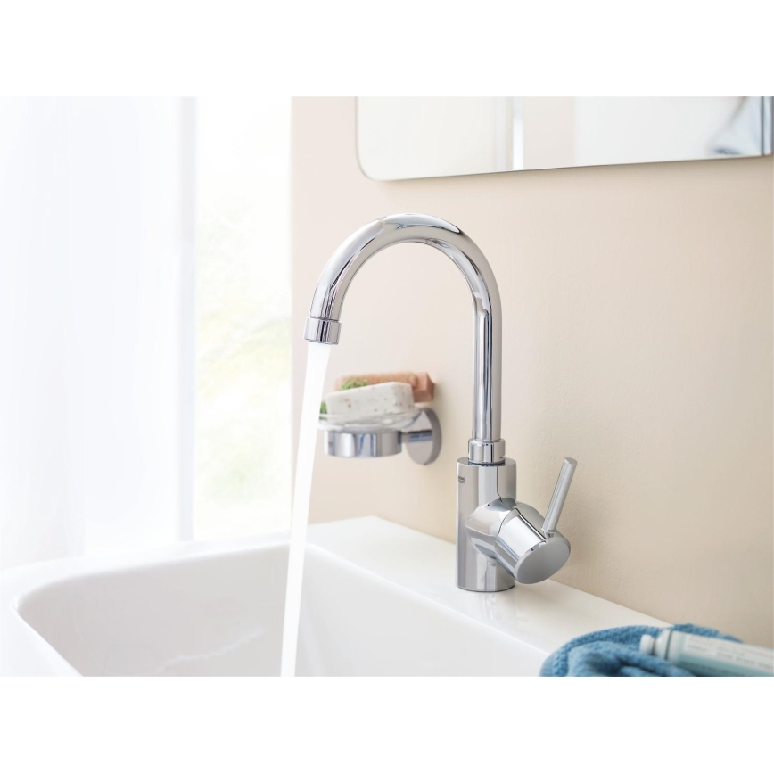 GROHE 32629002 - Μπαταρία νιπτήρα CONCETTO, μέγεθος L, γυαλιστερό χρώμιο