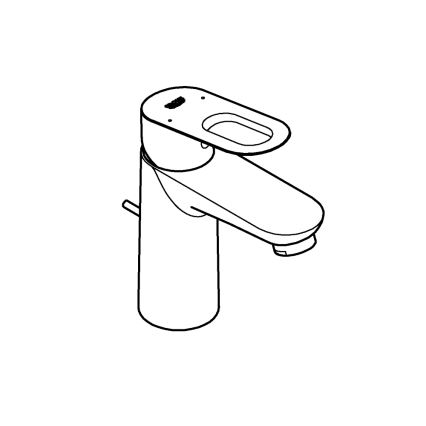 GROHE 32814000 - Μπαταρία νιπτήρα BAULOOP γυαλιστερό χρώμιο
