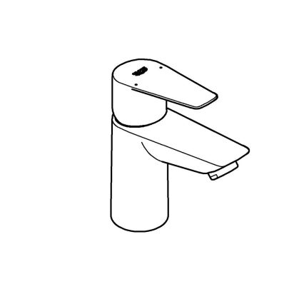 GROHE 32858001 - Μπαταρία νιπτήρα BAUEDGE 147 mm γυαλιστερό χρώμιο