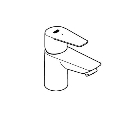 GROHE 32861001 - Επιτραπέζιος μίκτης νιπτήρα BAUEDGE 131 mm, γυαλιστερό χρώμιο