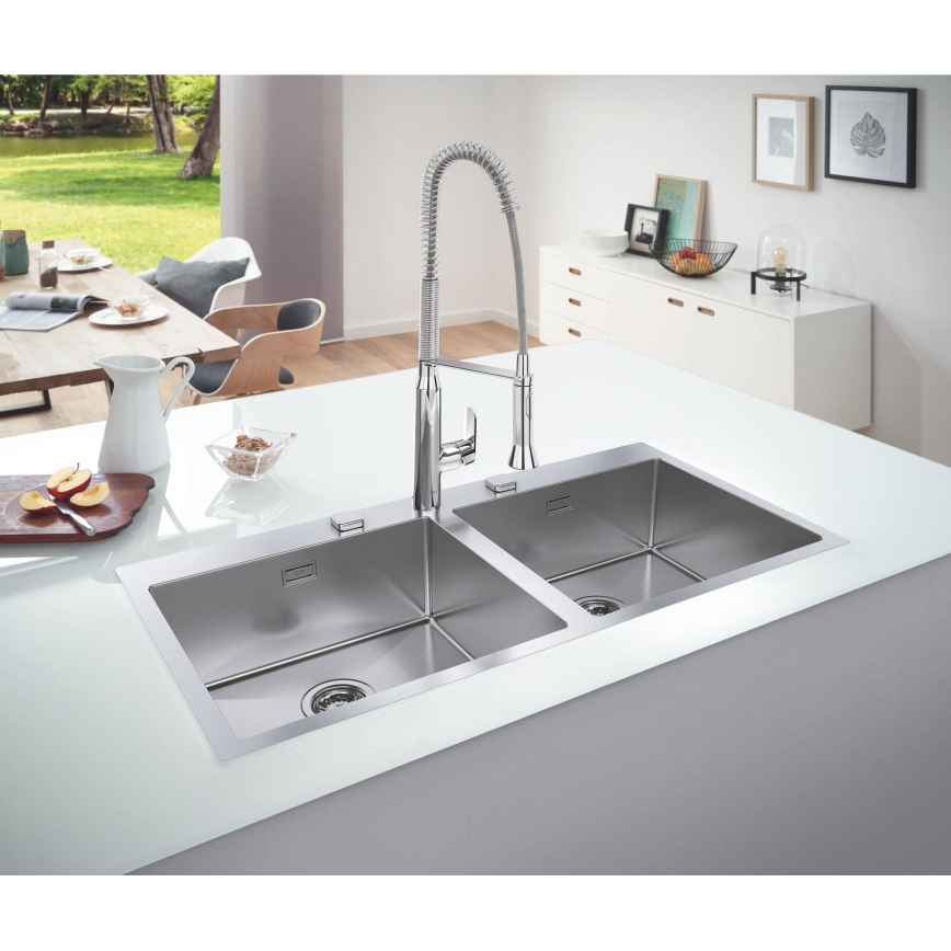 GROHE 32950000 - Μπαταρία κουζίνας K7, γυαλιστερό χρώμιο