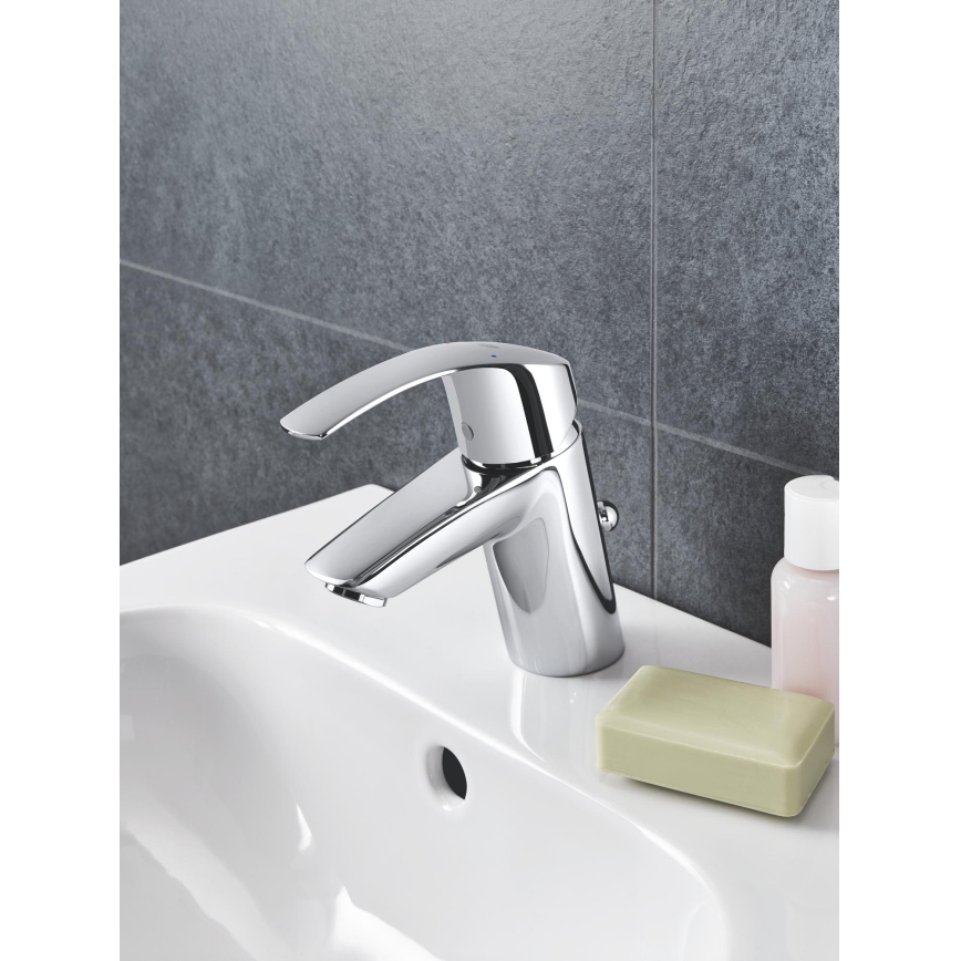 GROHE 33265002 - Μπαταρία νιπτήρα EUROSMART DN 15 μέγεθος S γυαλιστερό χρώμιο