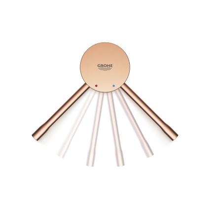 GROHE 33624DL1 - Μίκτης μπανιέρας ESSENCE 193 mm, βουρτσισμένη επιφάνεια σε χαλκό
