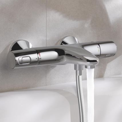 GROHE 34227002 - Θερμοστατική μπαταρία μπανιέρας PRECISION TREND DN 15 με γυαλιστερό χρώμιο