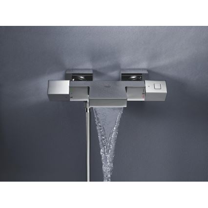 GROHE 34497000 - Θερμοστατική μπαταρία για μπανιέρα GROHTHERM CUBE DN 15, γυαλιστερό χρώμιο