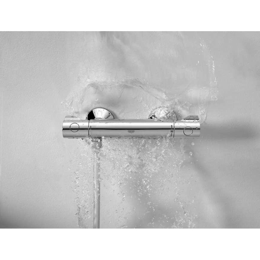 GROHE 34558000 - Θερμοστατική μπαταρία ντους GROHTHERM 800 DN 15 γυαλιστερό χρώμιο