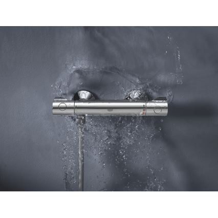 GROHE 34558000 - Θερμοστατική μπαταρία ντους GROHTHERM 800 DN 15 γυαλιστερό χρώμιο