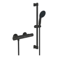 GROHE 345972431 -Θερμοστατική μπαταρία ντους PRECISION START 12” 60 cm μαύρη