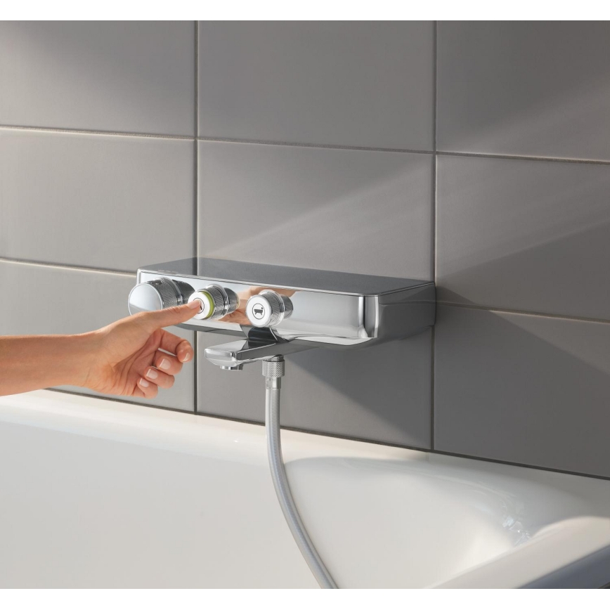 GROHE 34718000 - Θερμοστατική μπαταρία μπανιέρας GROHTHERM SMARTCONTROL 12” χρώμιο